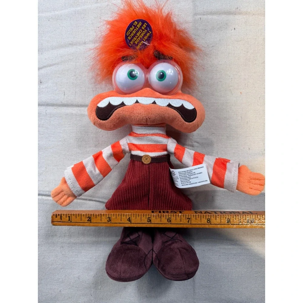 Inside Out 2 Anger Plush‎ Toy Disney Pixar 